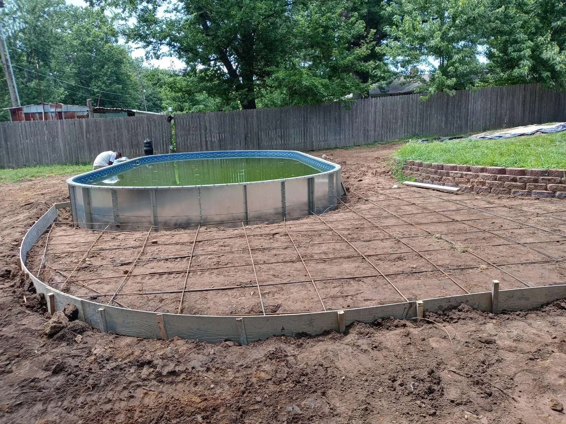 Ho much does a semi inground pool cost in Tulsa, OK?
