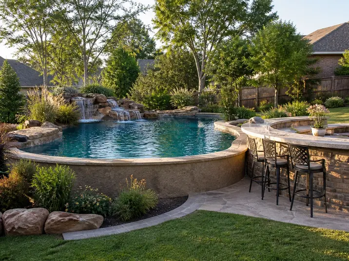 OK Ultimate pool package by Silverado Rock.