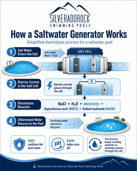 How a salt generator works.