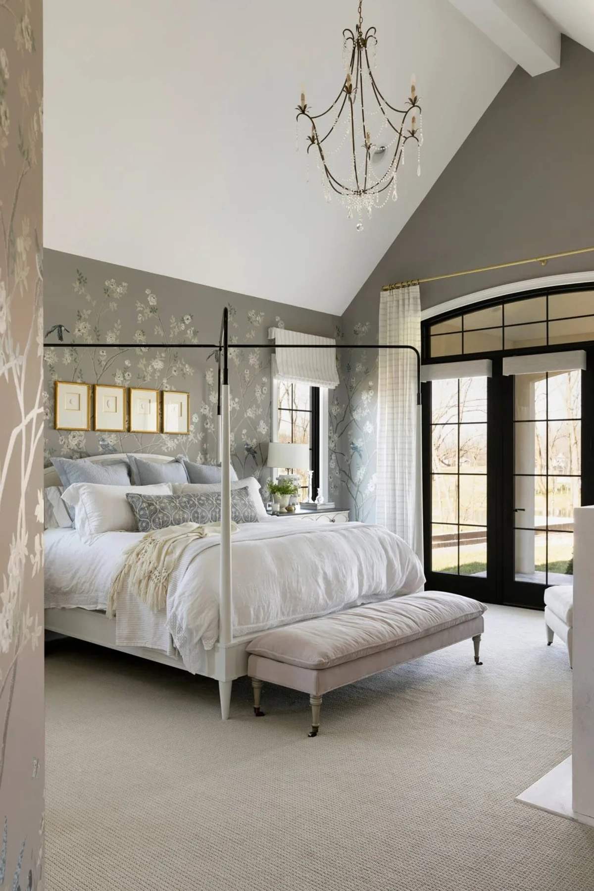Serene Master Bedroom featuring a Minimalist Four-Poster Bed - Bedroom interior design by Decozie