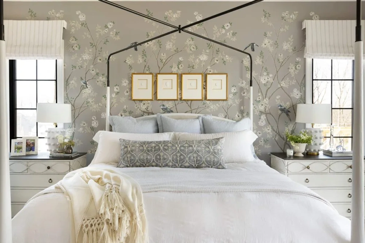 Serene Master Bedroom featuring a Minimalist Four-Poster Bed - View 3