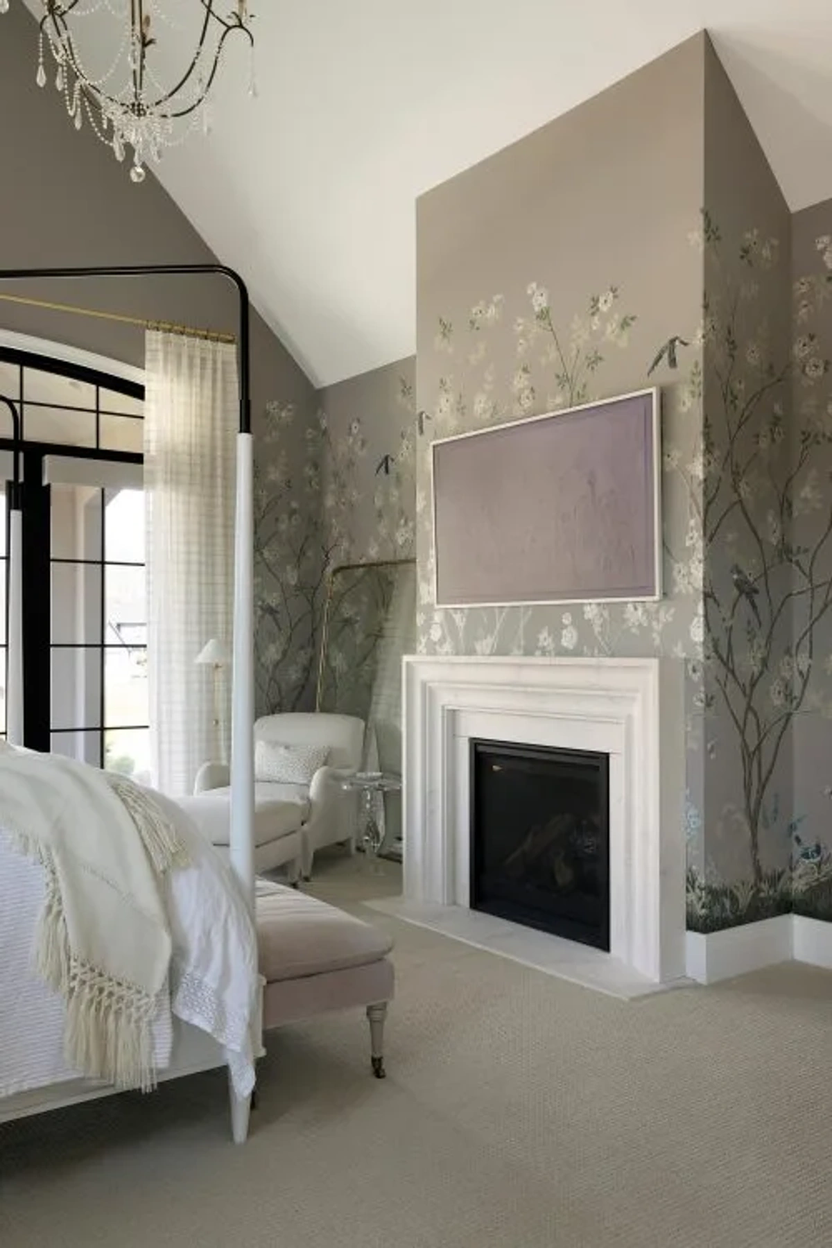 Serene Master Bedroom featuring a Minimalist Four-Poster Bed - View 1