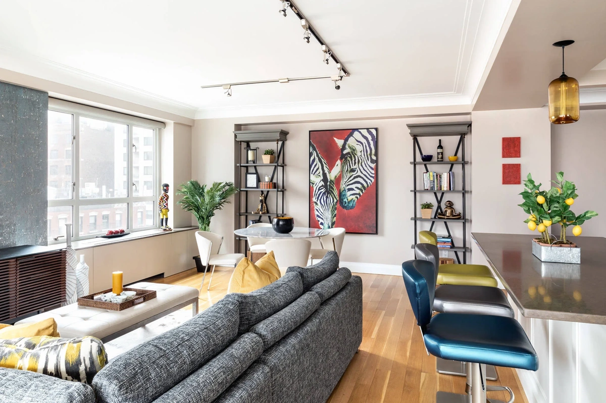 Chic Urban Living-Dining Room - View 2