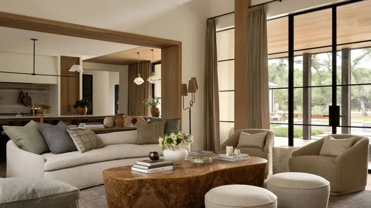 Inviting Living Room - Living Room interior design by Decozie