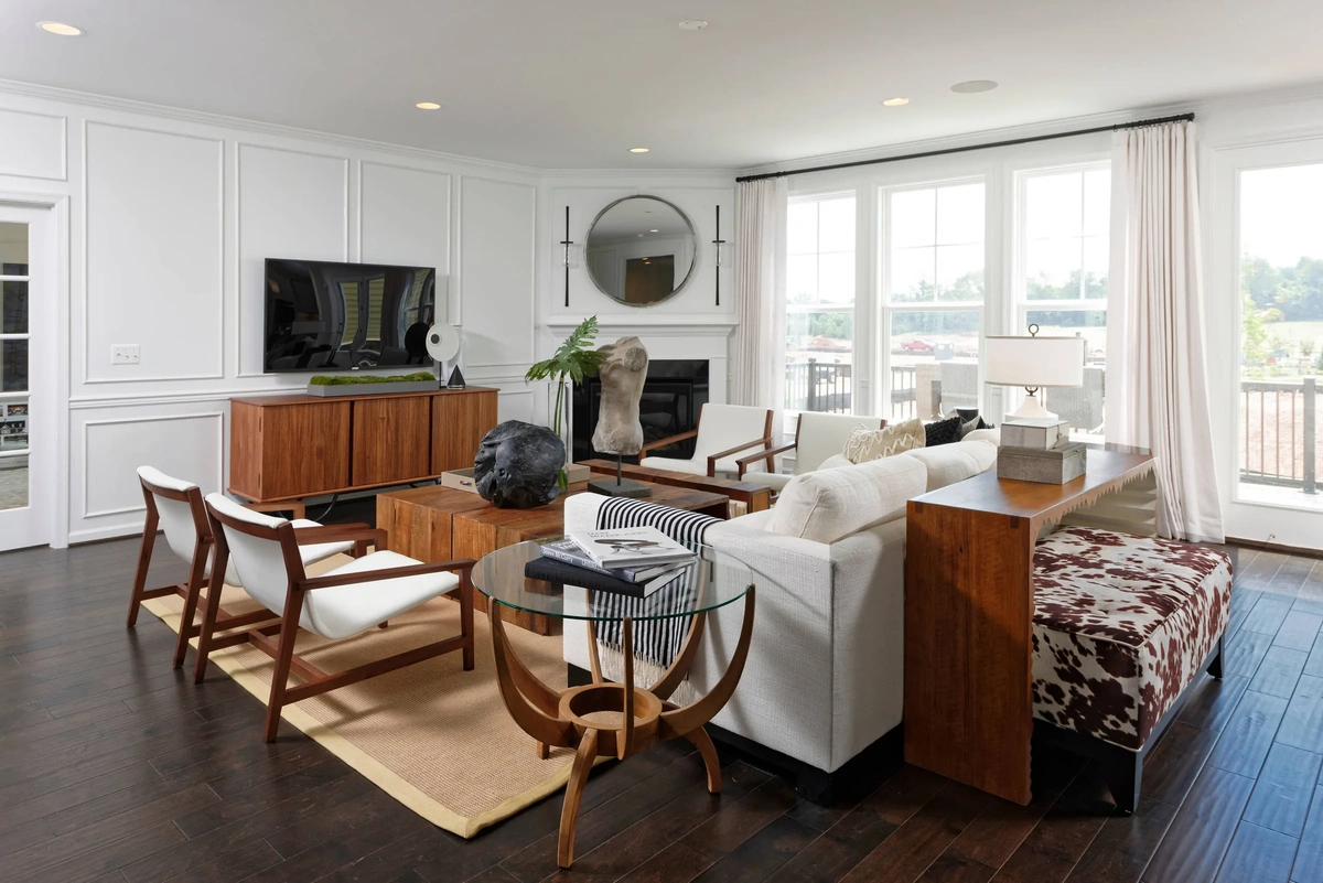 Mid-Century Modern Inspired Living Room - View 1