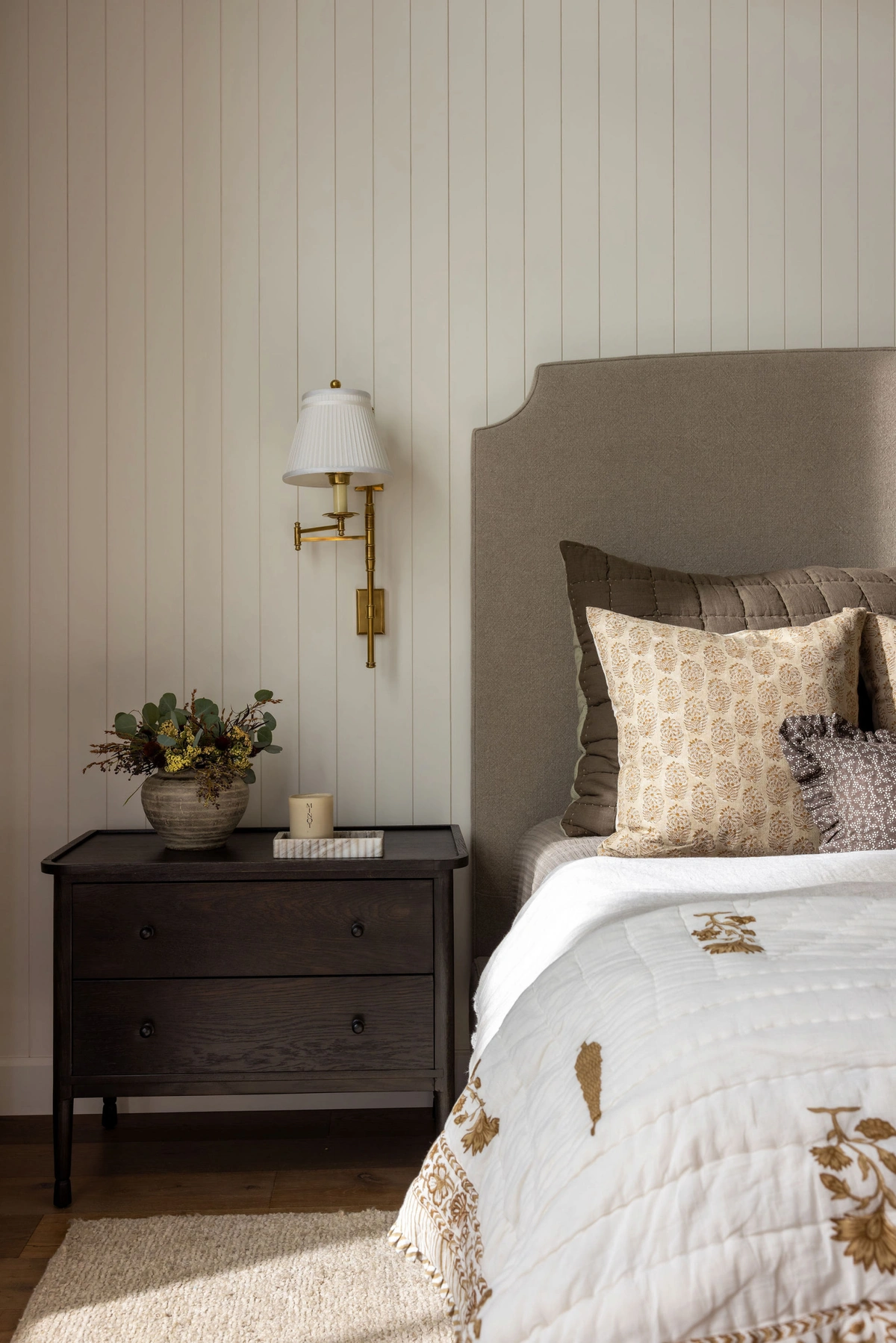 Serene Traditional Bedroom with Layered Textures - View 3