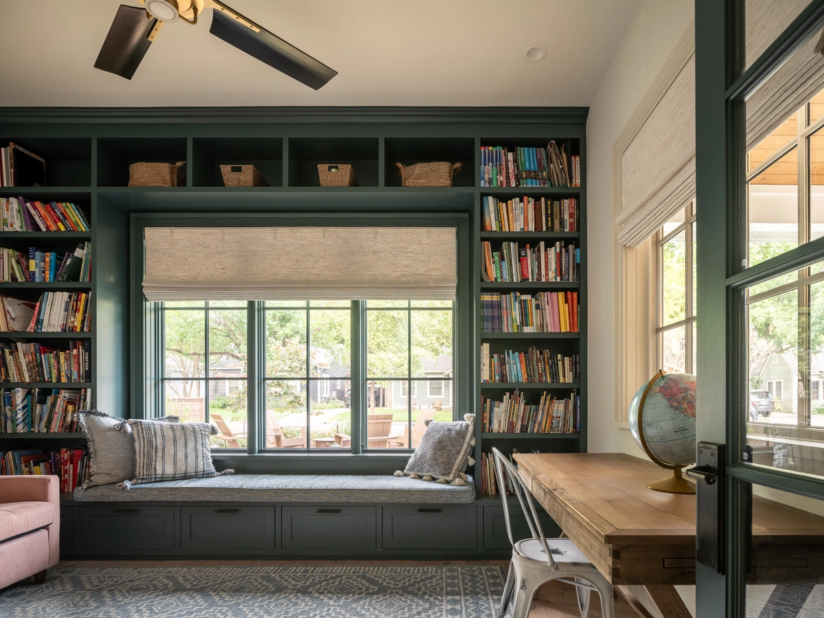 Cozy Reading NookCozy Reading Nook and Study Room - Home Office interior design by Decozie