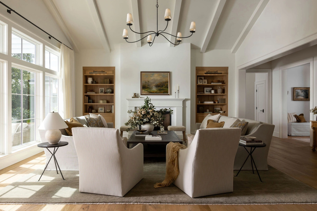 Modern Country Living Room - Living Room interior design by Decozie