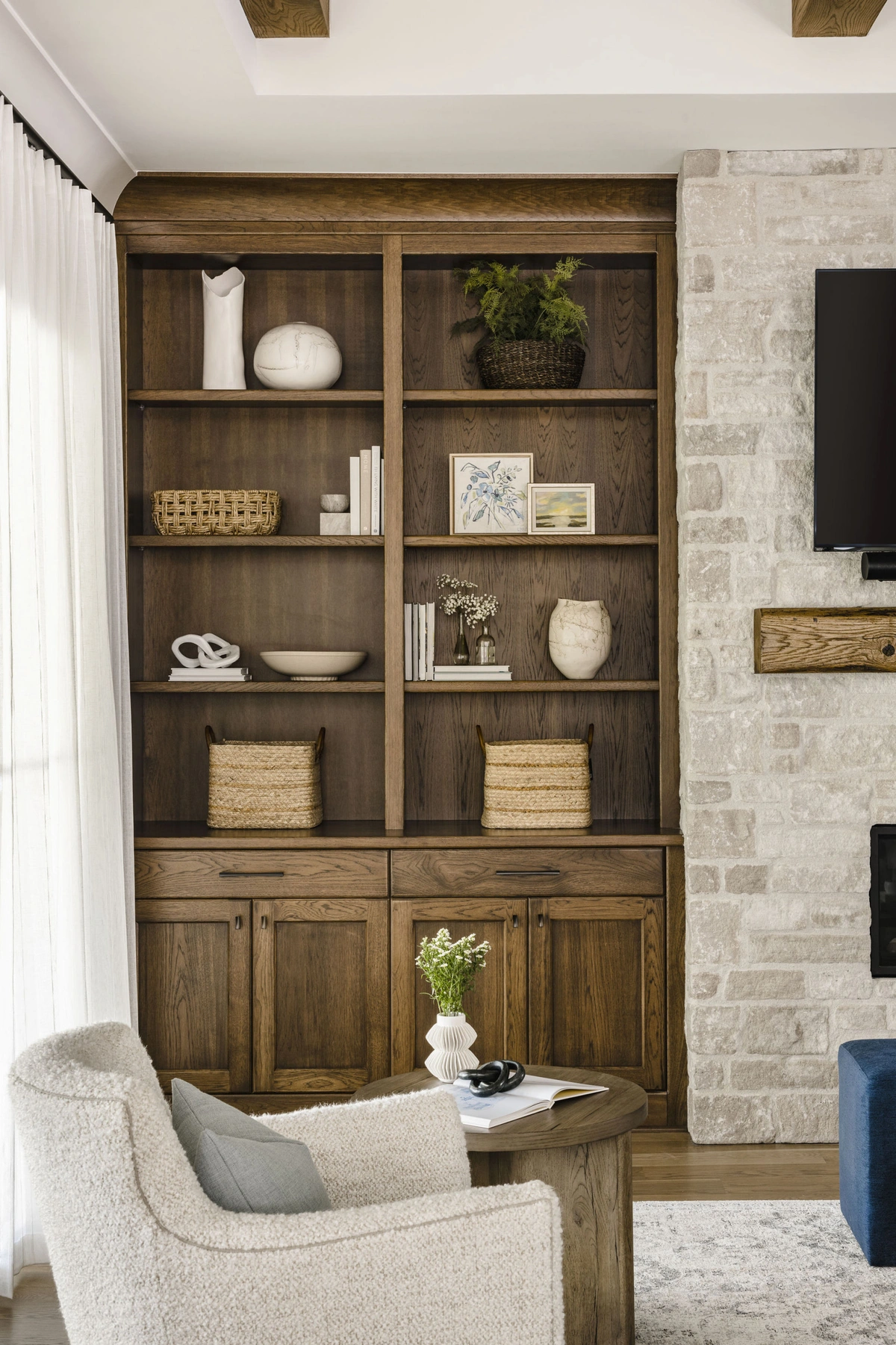 Contemporary Coastal Living & Dining Space - View 8