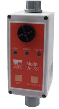 TA alarm unit with sensor integration.