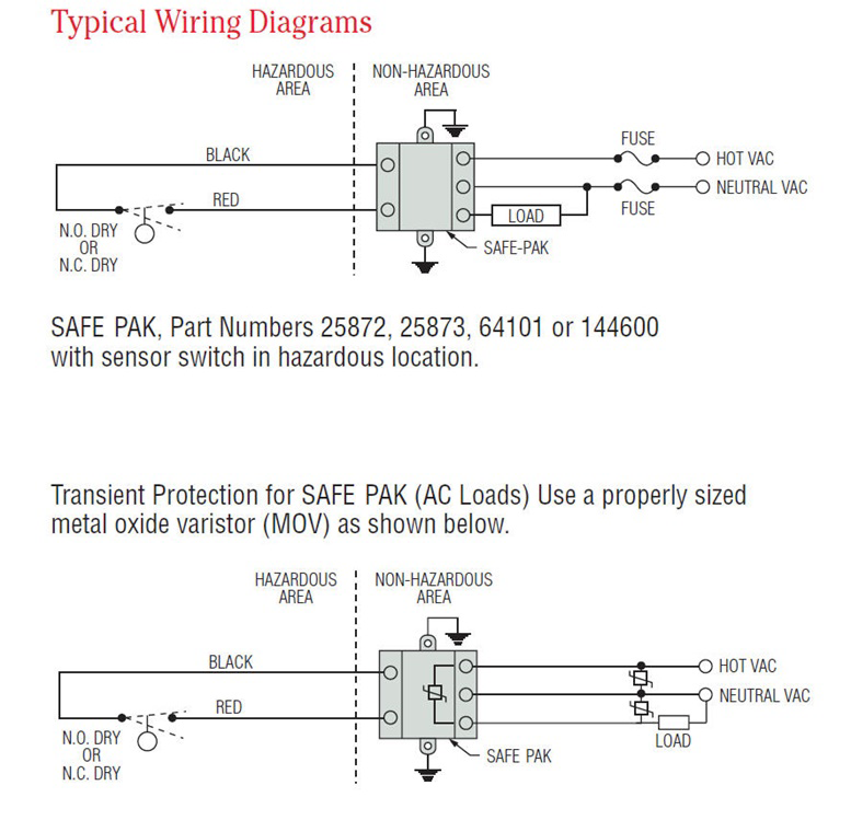 Sensor wiring diagram for electrical connection and setup.