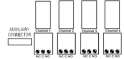 Auxiliary contact diagram