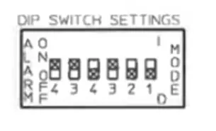 duplex pump down dip switch diagram