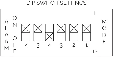 Pump up dip switch diagram
