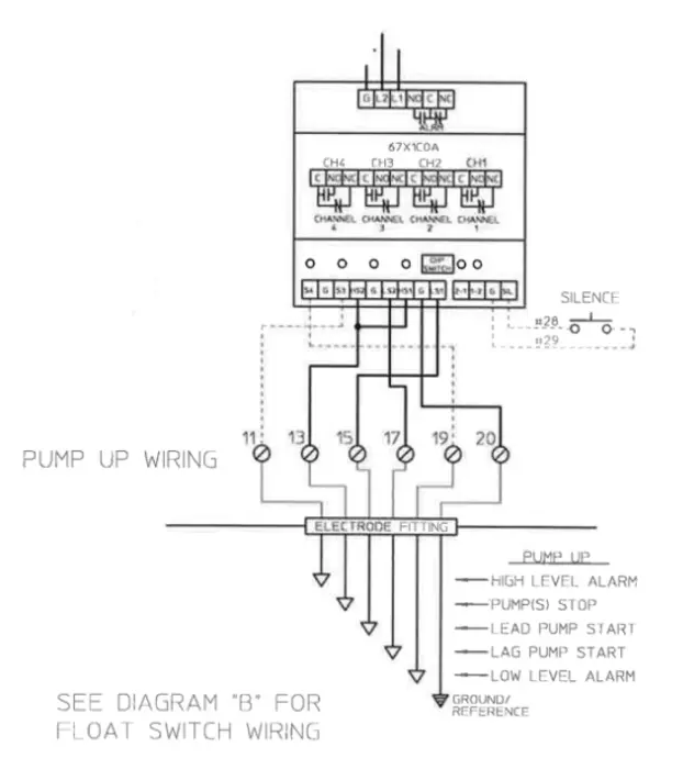 Duplex pump up wiring diagram